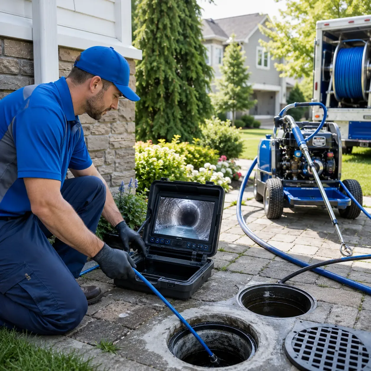 Outdoor drain cleaning professionals serving Sand Lake, MI