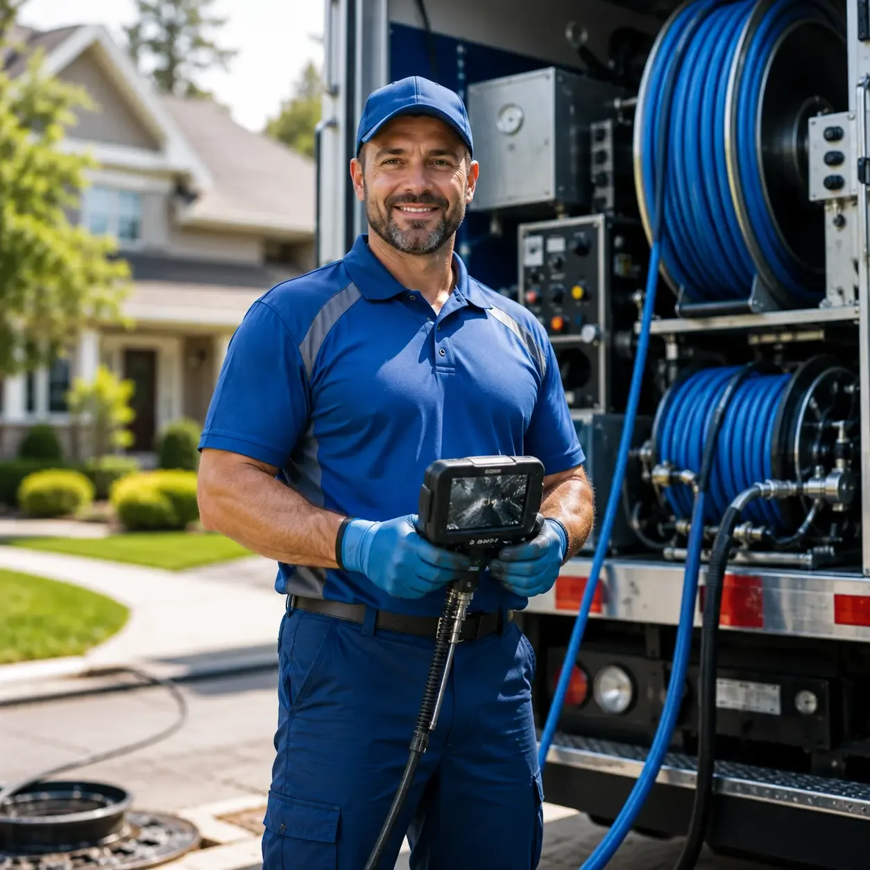 Local outdoor drain cleaning specialists in Sand Lake, MI